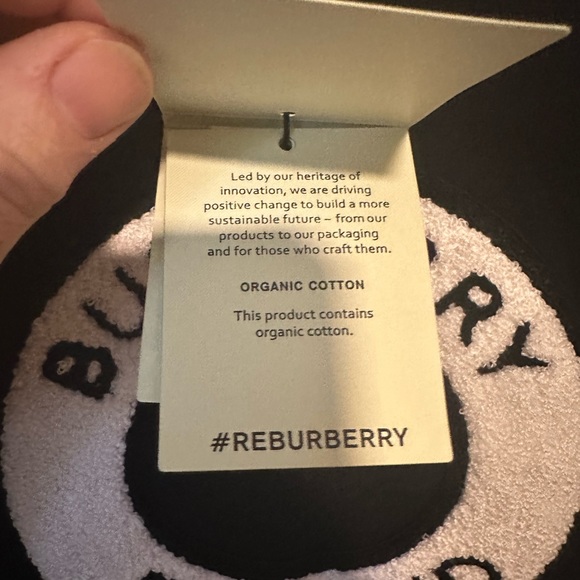 Burberry Logo Graphic Cotton Sweatshirt Size Medium - Picture 5 of 12